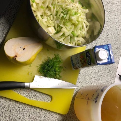 Fenchel-Birnen Suppe Zutaten